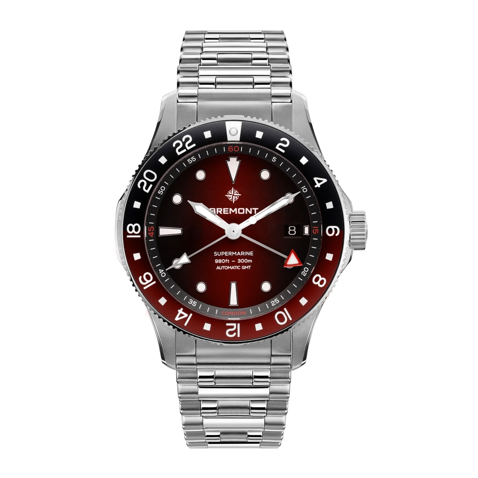 Supermarine 300M GMT Automatic 40mm Limited Edition Unisex Watch Red Supermarine 300M GMT Automatic 40mm Limited Edition Unisex Watch Red image
