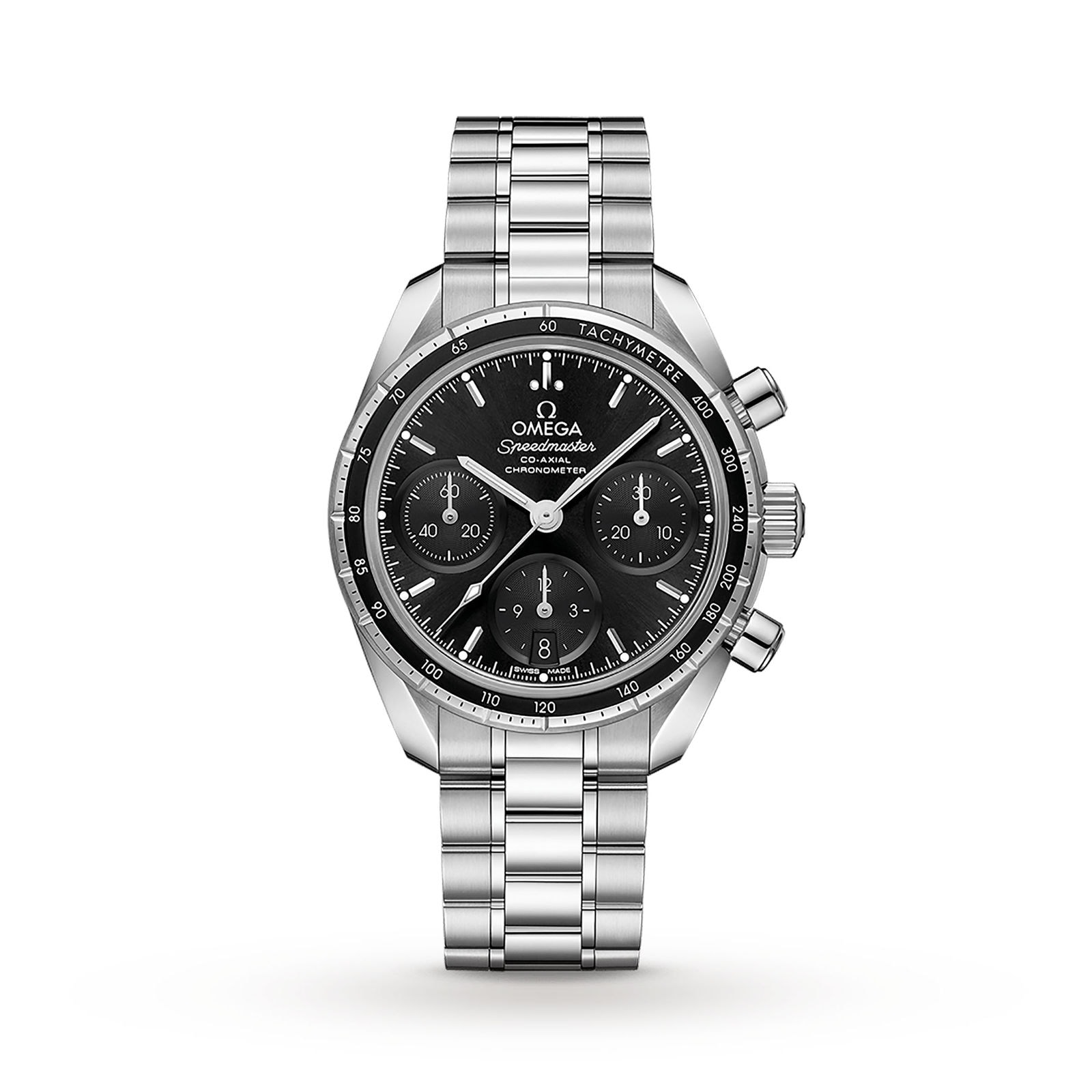 Speedmaster 38mm Co-Axial Chronograph Automatic Watch Speedmaster 38mm Co-Axial Chronograph Automatic Watch image