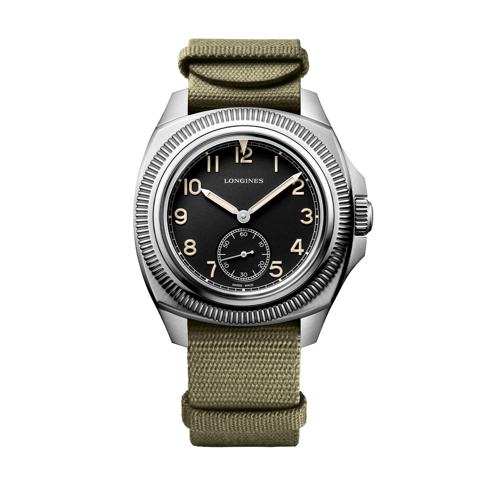 Majetek Black and Khaki Automatic 43mm Mens Watch Majetek Black and Khaki Automatic 43mm Mens Watch image