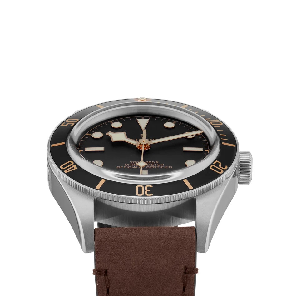 Tudor Black Bay 58 39mm Steel Case Brown Leather Strap Tudor Black Bay 58 39mm Steel Case Brown Leather Strap