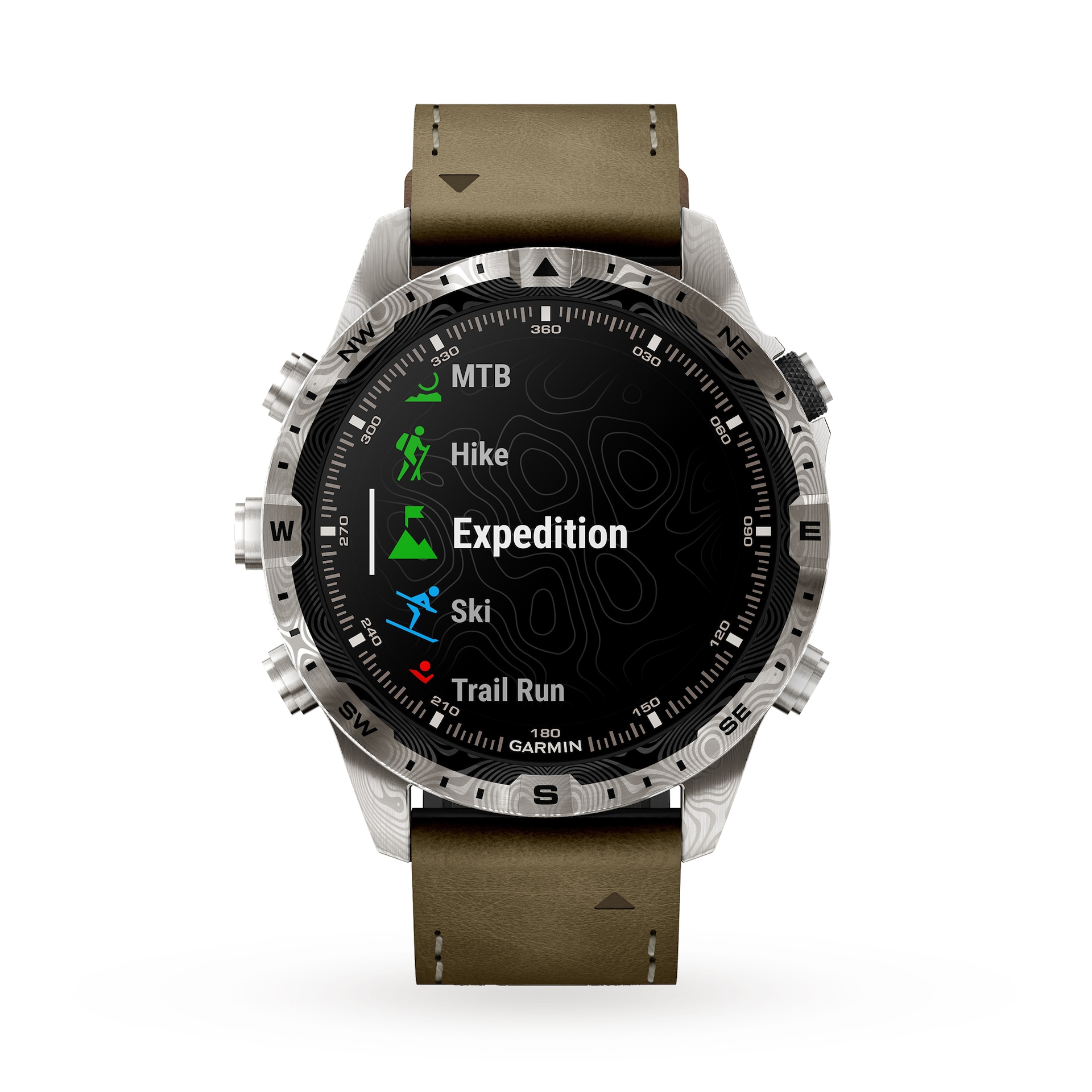 Garmin MARQ Adventurer (Gen 2) Damascus Steel Edition 46mm Smart Watch Garmin MARQ Adventurer (Gen 2) Damascus Steel Edition 46mm Smart Watch