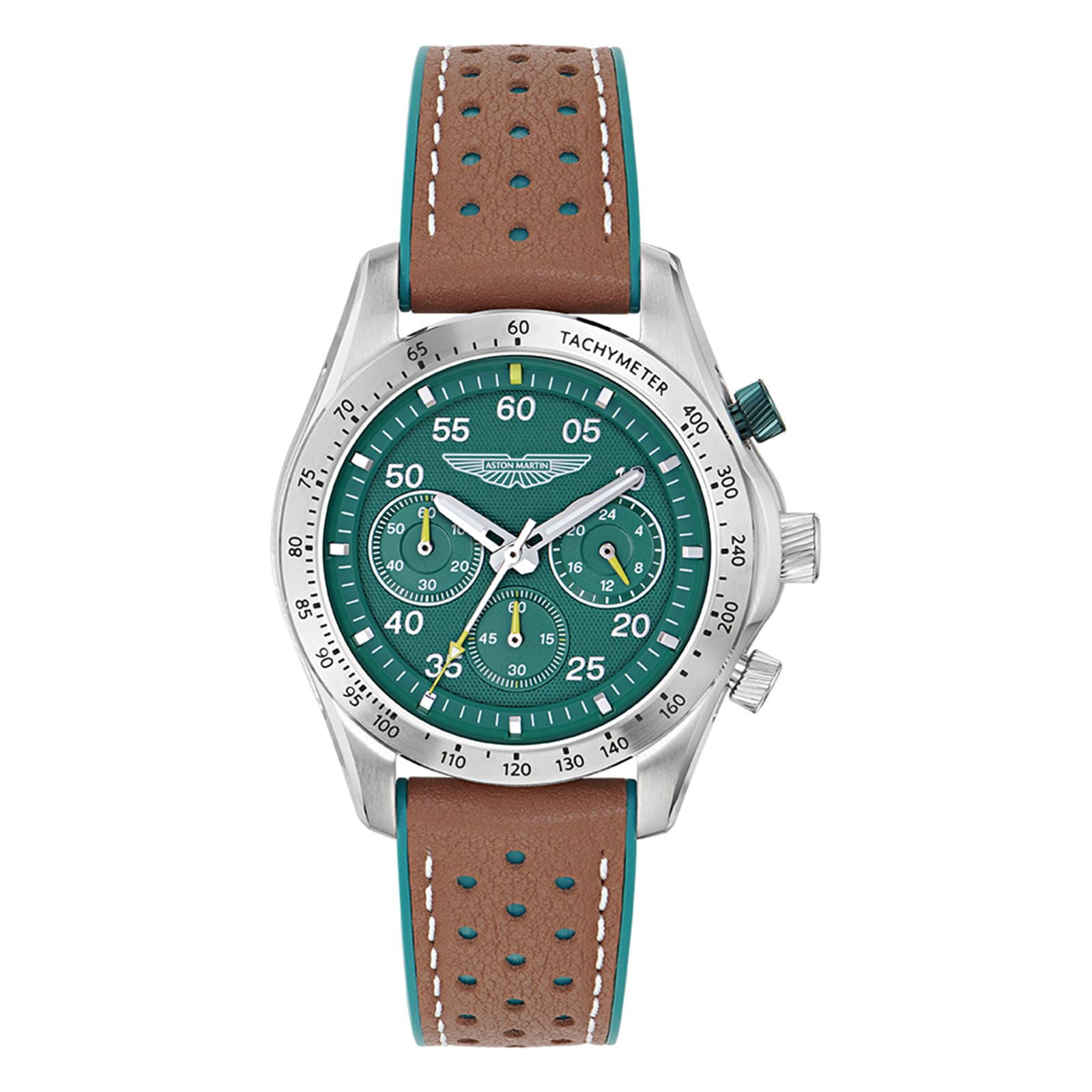 Quartz 42mm Mens Watch Green Dial Quartz 42mm Mens Watch Green Dial image