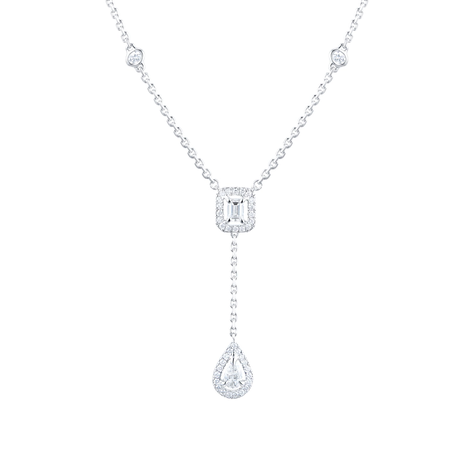 My Twin Tie 0.36cttw Diamond Necklace My Twin Tie 0.36cttw Diamond Necklace image