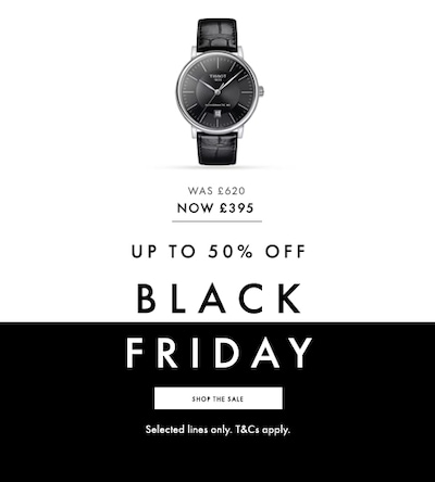 Shop Black Friday Watch Offers on Goldsmiths image