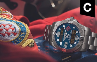 BREITLING AND THE ROYAL AIR FORCE: INTRODUCING THE AEROSPACE RED ARROWS SPECIAL EDITION image