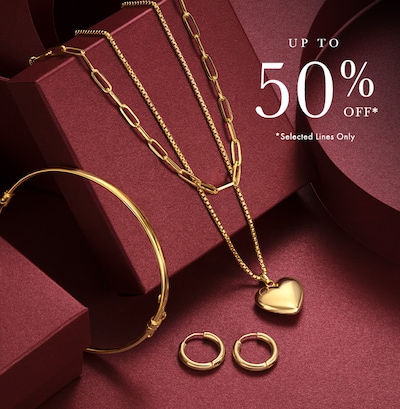 Up to 50% off Yellow Gold Jewellery image