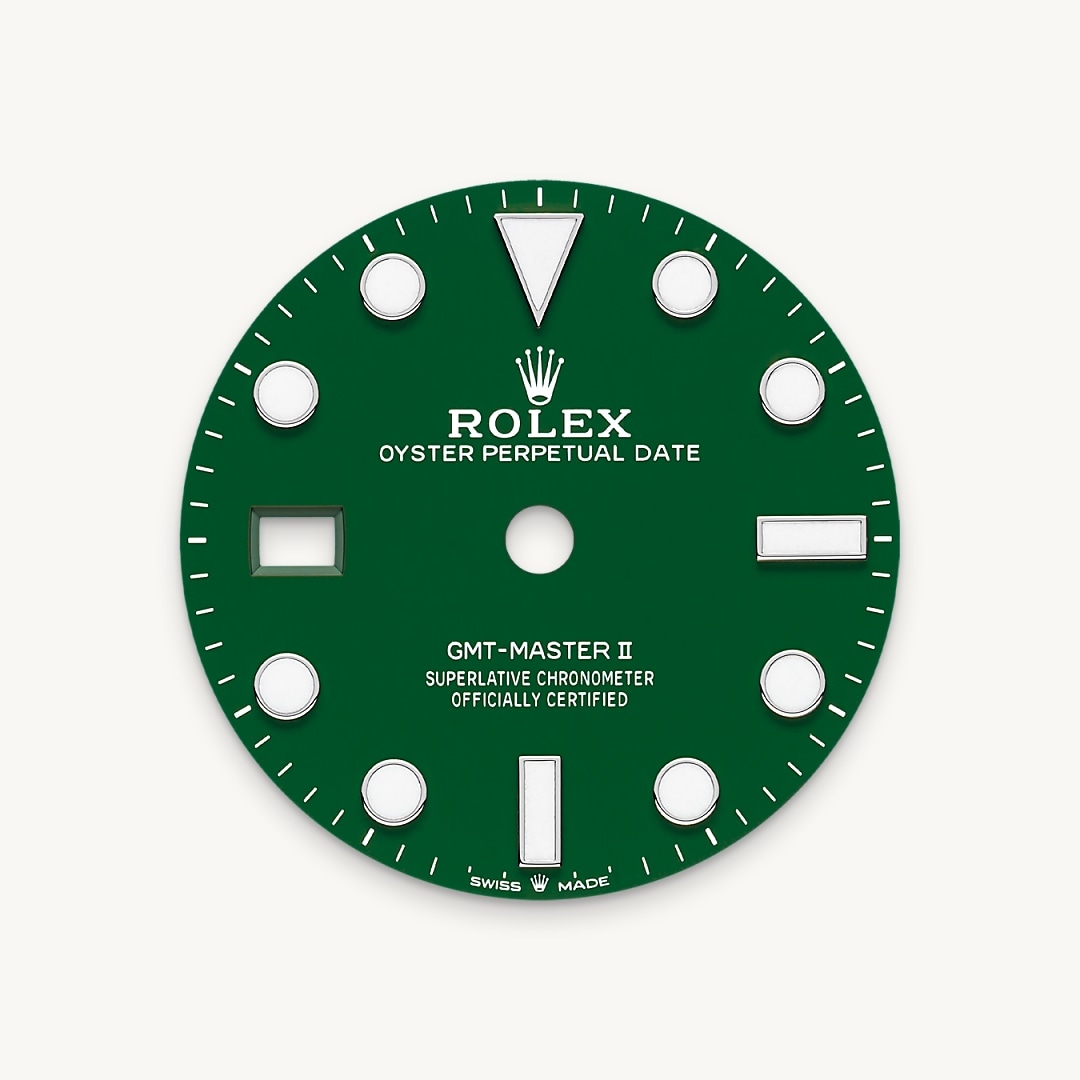 Green ceramic dial