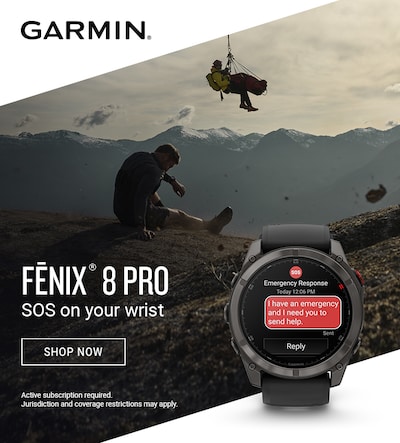 Garmin - Felix 8 Pro - Sos on your wrist - shop now - Acitve subscription required. Jurisdiction and coverage restrictions may apply. image