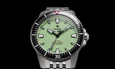 Zodiac Super Sea Wolf Pro-Diver watch with green dial image
